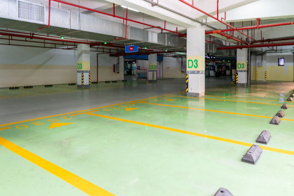 停车场需要画车位线，能用什么划线漆？