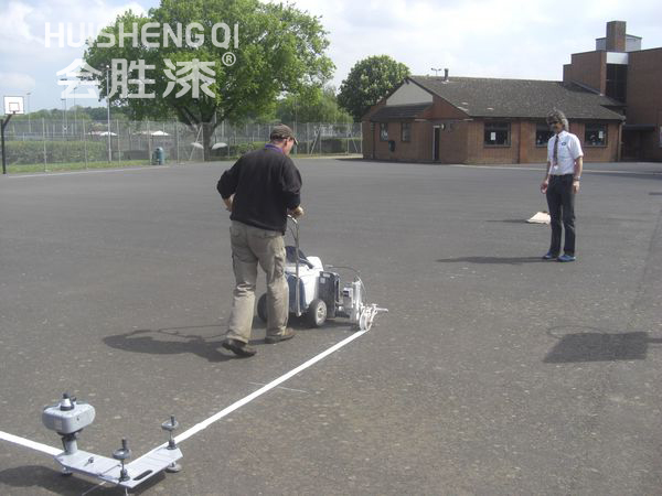 冷喷划线漆涂刷工艺