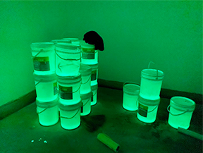 隧道蓄能发光漆