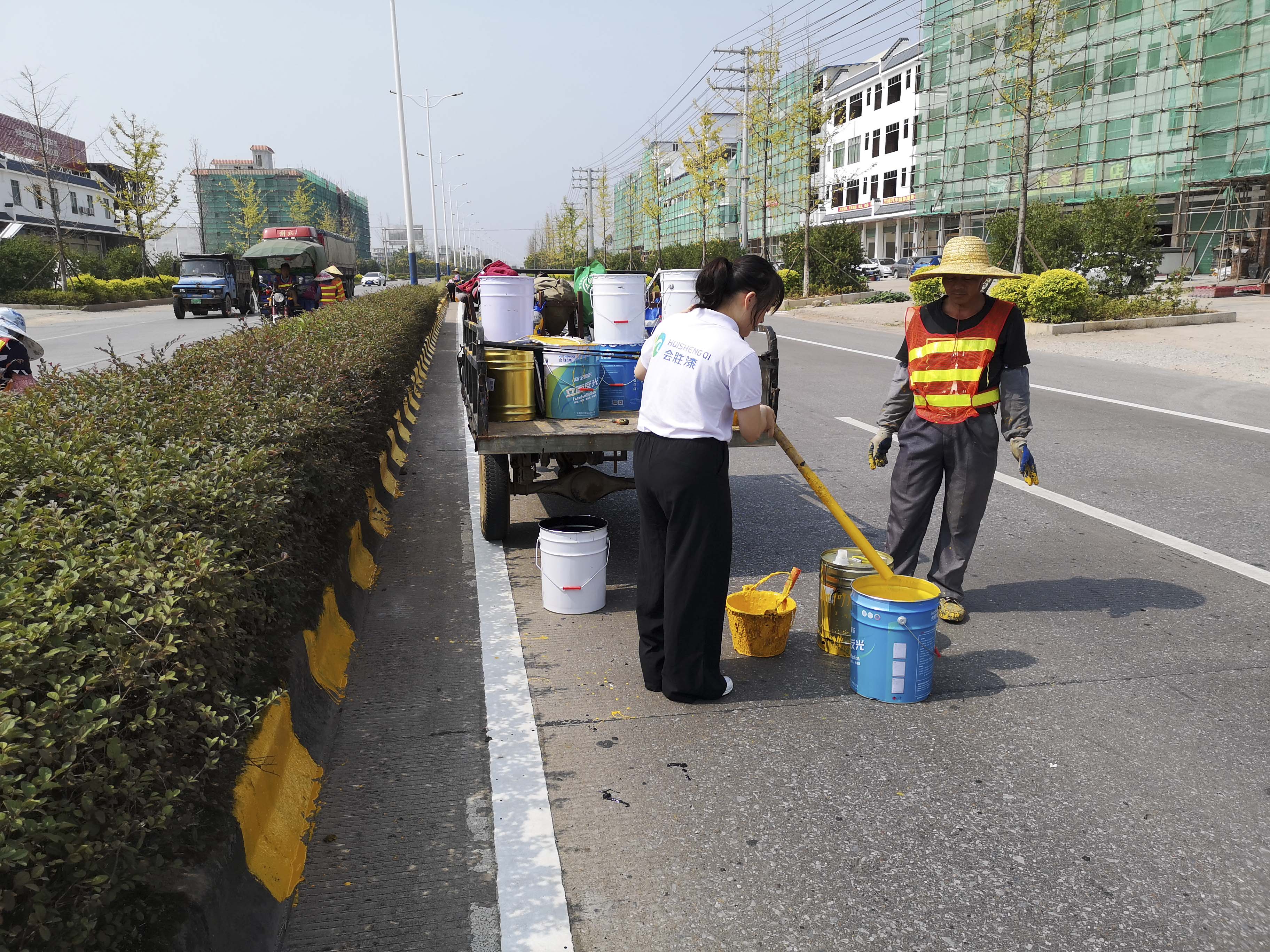 反光漆施工 反光漆施工